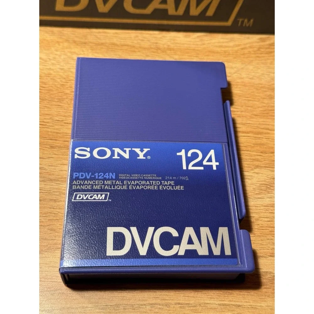 NEW 10‎ Sony PDV-124N Digital Video Cassettes DVCAM 124 Minutes Unused